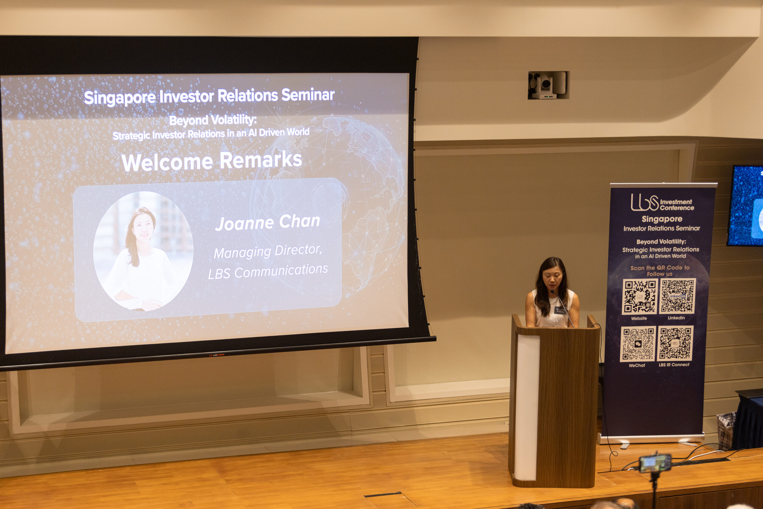 LBS Singapore Investor Relations Seminar panel